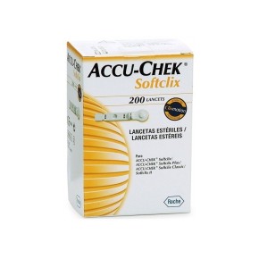 Lancetas para accu-check softclick con 200 piezas ROC-FL3307484200 MARCA -  Roche