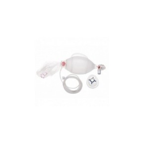 Resucitador desechable SPUR II para adulto con reservorio, mascarilla y válvula peep AMB-325002000-PEEP MARCA -  Ambu