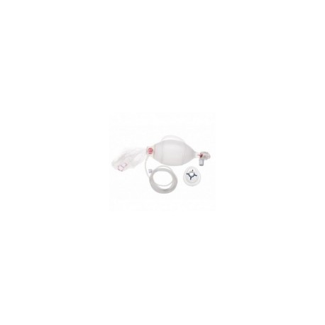 Resucitador desechable SPUR II para adulto con reservorio, mascarilla y válvula peep AMB-325002000-PEEP MARCA -  Ambu