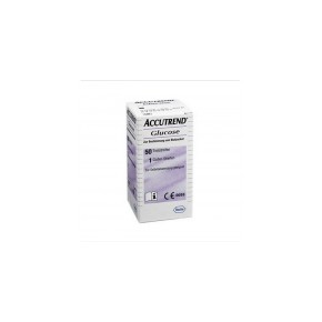 Tiras reactivas Accu-Trend glucose cobas con 25 piezas ROC-FL11447475187 MARCA -  Roche