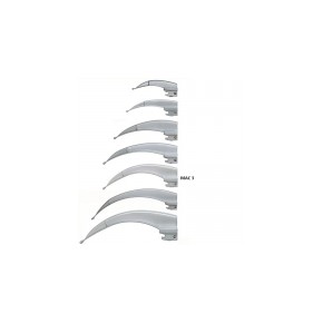 Hoja para laringoscopio de acero inoxidable Macintosh No. 3 HEN-F-000.22.103 MARCA -  Heine