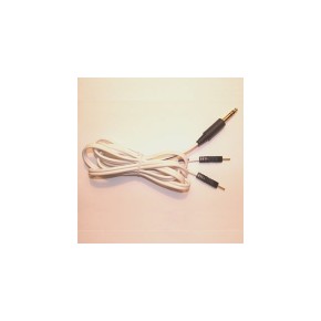 Cable estéreo 2 pin negro 1.8 M DYN-7B0231 MARCA -  Dynatronics