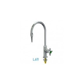 Llave sencilla tipo cuello de ganso, cromada WS-L611 MARCA -  water saver