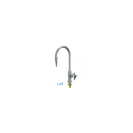 Llave sencilla tipo cuello de ganso, cromada WS-L611 MARCA -  water saver