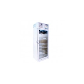 Refrigerador vertical de 3 pies para laboratorio acero inox. esmaltado con 1 puerta de cristal REF-RVCCDV-3 MARCA -  RefriMed