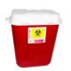 Recolector de polipropileno para punzocortantes, color rojo, capacidad volumen -  11.3 A 13.25 Lts. A1C-PC-13 MARCA -  A1 conte