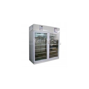 Refrigerador para laboratorio de 50 pies cúbicos, 2 puertas de cristal REF-RVCCDV-50-2A23 MARCA -  RefriMed