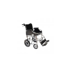 Silla de traslado de acero con asiento de 18” MST-570-004-82-1 MARCA -  Medical Store