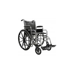 Silla de ruedas Bariátrica Sentra EC asiento de 20" con descansa-pies DRI-SRECS20DDASFP-CV MARCA -  Drive Medical