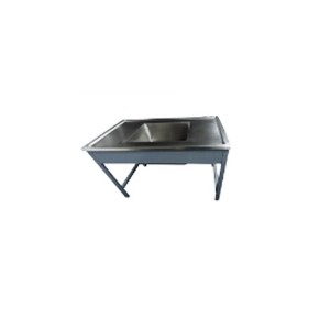 Mesa alta con vertedero esmaltado HEL-HM283 MARCA -  Herlis