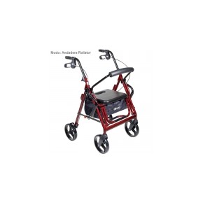 Andadera Rollator y silla de traslado DRI-795BU MARCA -  Drive Medical