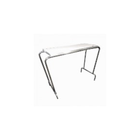 Mesa puente estructura acero inoxidable llanta de 2" tipo bola HEL-HM191 MARCA -  Herlis