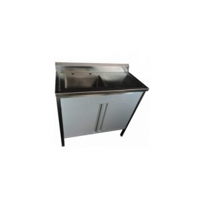 Lavabo pasteur con fregadero izquierdo 90 cm x 45 cm x 90 cm. HEL-HM127 MARCA -  Herlis