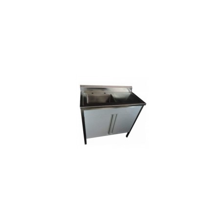 Lavabo pasteur con fregadero izquierdo 90 cm x 45 cm x 90 cm. HEL-HM127 MARCA -  Herlis