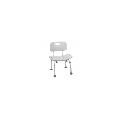 Silla para baño color gris con respaldo DRI-RTL12202KDR MARCA -  Drive Medical