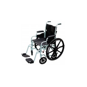 Silla de ruedas Poly Fly de traslado ligera con descansa pies DRI-TR18 MARCA -  Drive Medical