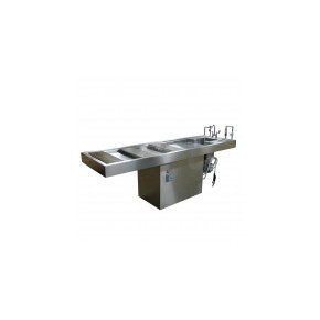 Mesa de autopsia con ajuste de elevación MOX-1036-1041 MARCA -  Mortech