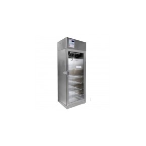 Refrigerador vertical para farmacia de 21 pies cúbicos de acero inoxidable con 1 puerta de cristal REF-RFACDV-21 MARCA -  Refri