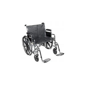 Silla de ruedas Bariátrica Sentra EC asiento de 24" con descansa-pies DRI-STD24ECDDA-SF MARCA -  Drive Medical