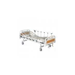 Cama para hospital manual de 2 manivelas y 2 posiciones (Cabeza y Pies) HER-C3020 MARCA -  Hergom