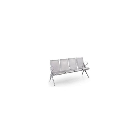 Banca tandem de 4 plazas de 236 x 68 x 77 cm HEL-HM417 MARCA -  Herlis