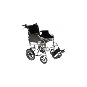 Silla de traslado de acero con asiento de 18" MST-STKY904BJ-46 MARCA -  Medical Store