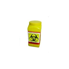 Recolector de polipropileno para liquidos color amarillo, capacidad volumen -  3.0 Lts. A1C-PL-3A MARCA -  A1 contenedores