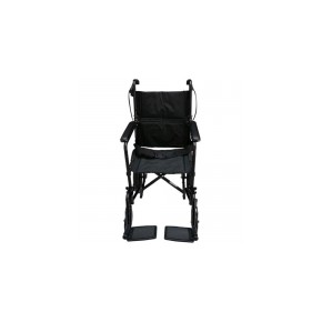 Silla de traslado de aluminio con asiento de 19" color negro MST-STAE-712MBK MARCA -  Medical Store