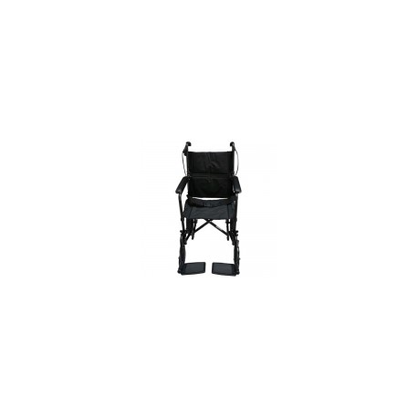 Silla de traslado de aluminio con asiento de 19" color negro MST-STAE-712MBK MARCA -  Medical Store