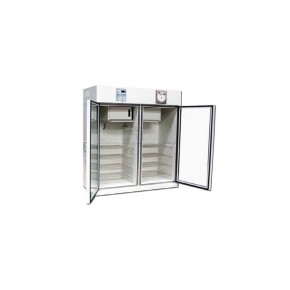 Refrigerador vertical de 25 pies para vacunas y biológicos de acero inox. 2 puertas sólidas REF-RVASCV-25 MARCA -  RefriMed