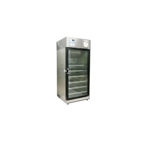 Refrigerador vertical de 14 pies para banco de sangre de acero inoxidable 1 puerta de cristal REF-RBACDV-14 MARCA -  RefriMed