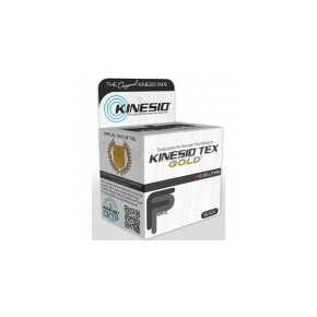 Cinta para corrección muscular kinesio gold 5.08 cm x 5 metros negro nano-touch, paquete con 4 DYN-KTGN45024 MARCA -  Dynatroni