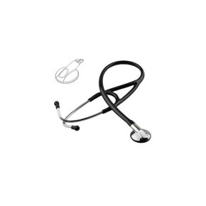 Estetoscopio profesional de alta precisión acústica color negro MES-HS-30P MARCA -  MedStar